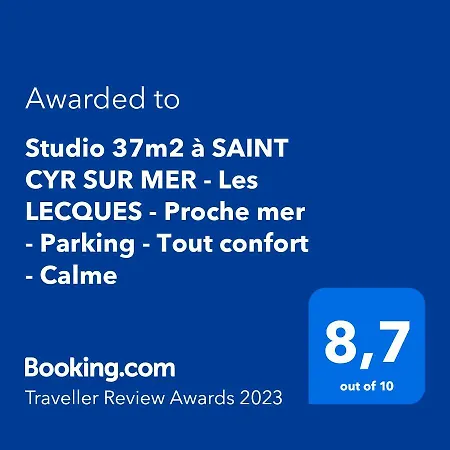 Apartment Le Cocon Des Lecques - 37M2 - 500M De La Plage & Port - Wi-Fi - Parking - Calme Les Lecques